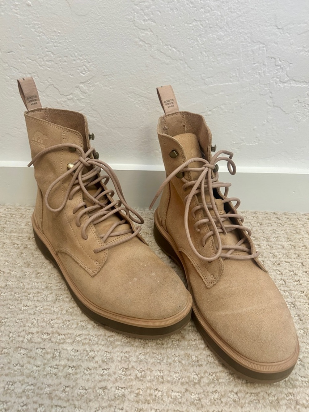 Sorel Hi-Line Combat Suede Leather Boot